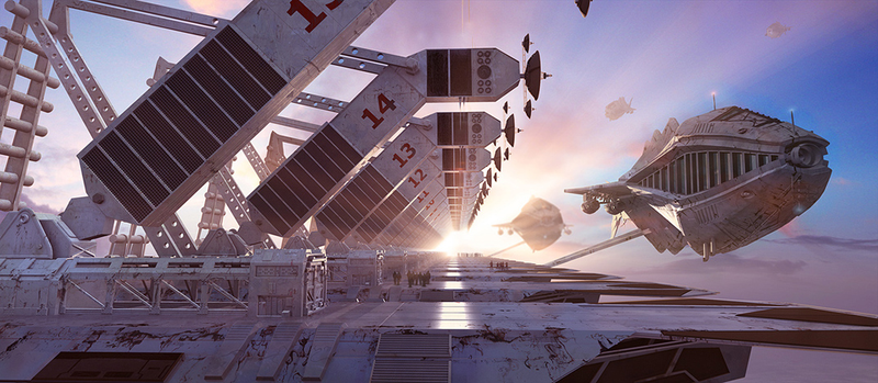 Illustration for article titled Stunning sci-fi concept sketches are actually 3D renders